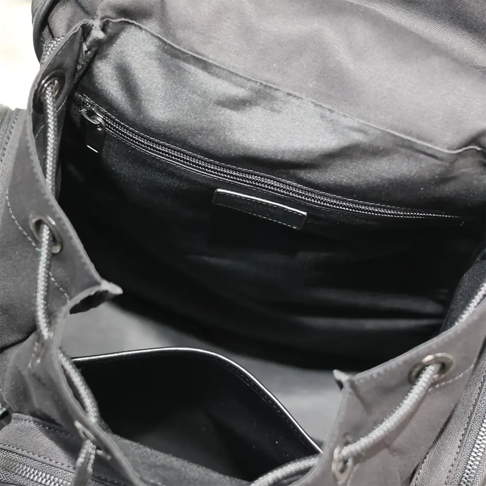 Saint Laurent YSL Men City Multi-pocket Backpack in Econyl® Smooth Leather and Nylon - image 8