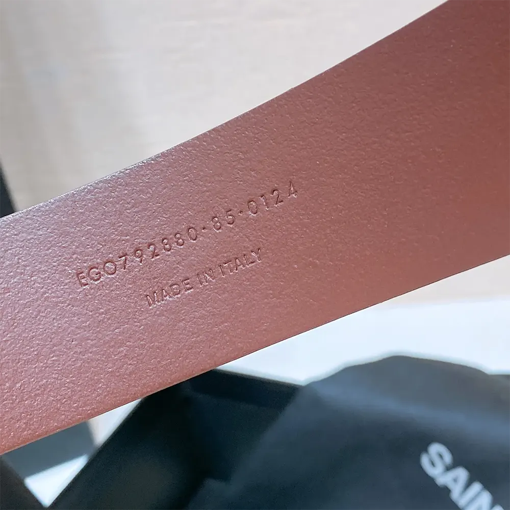 Saint Laurent YSL Unisex Motorcycle Belt in Leather - image 6