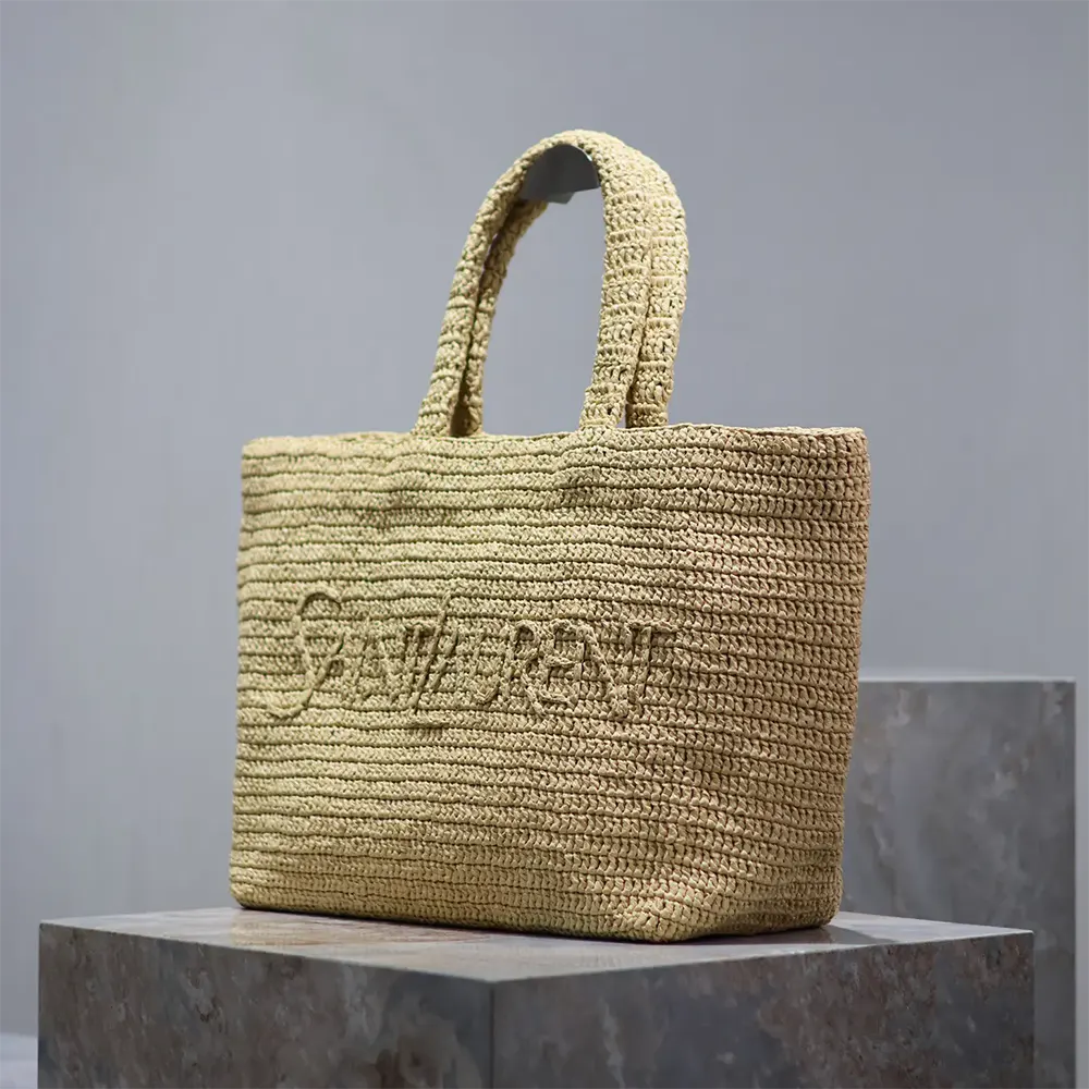 Saint Laurent YSL Unisex Saint Laurent Tote in Raffia - image 4