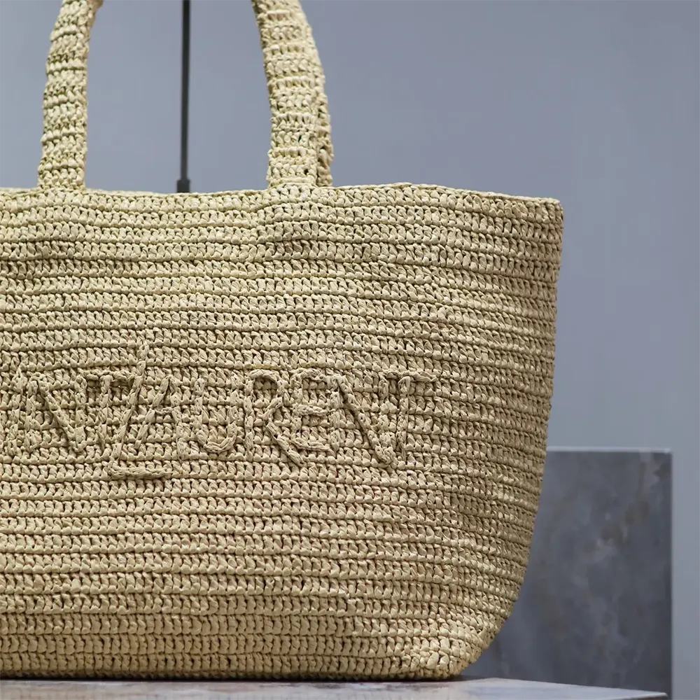 Saint Laurent YSL Unisex Saint Laurent Tote in Raffia - image 7