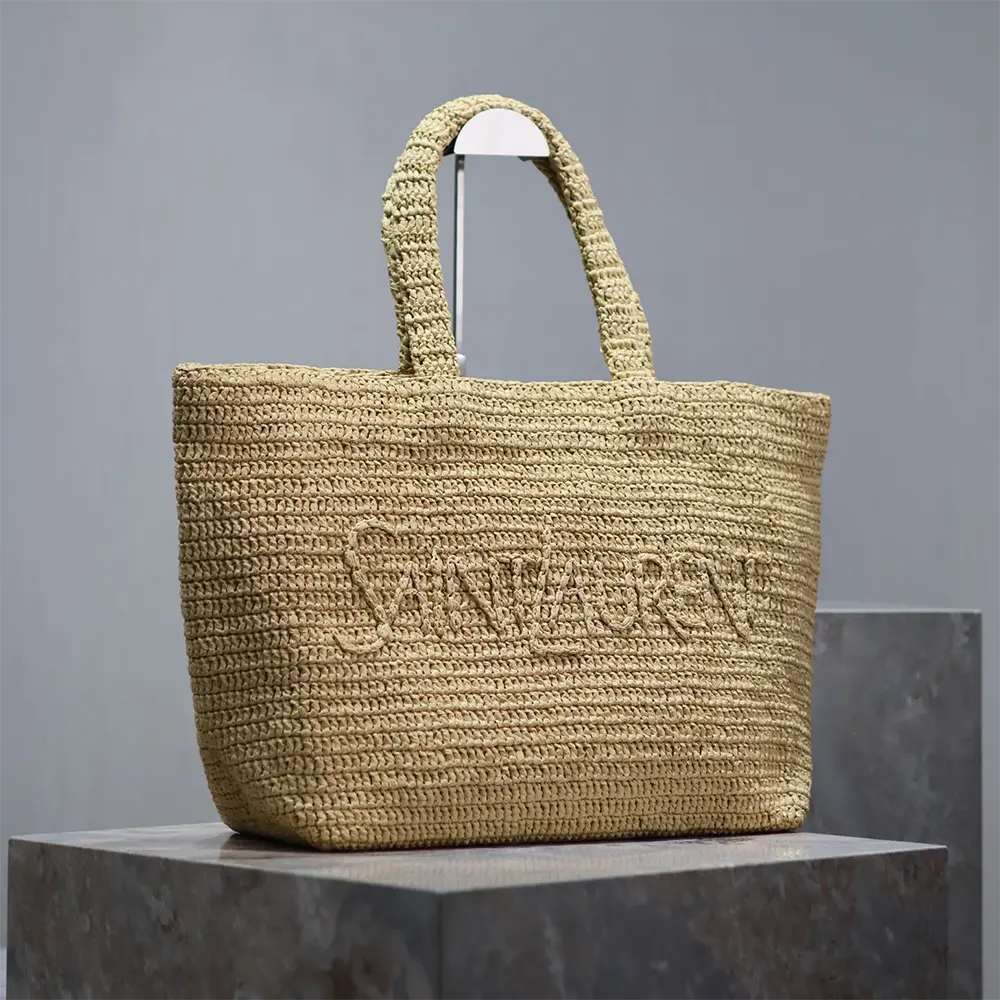 Saint Laurent YSL Unisex Saint Laurent Tote in Raffia - image 5