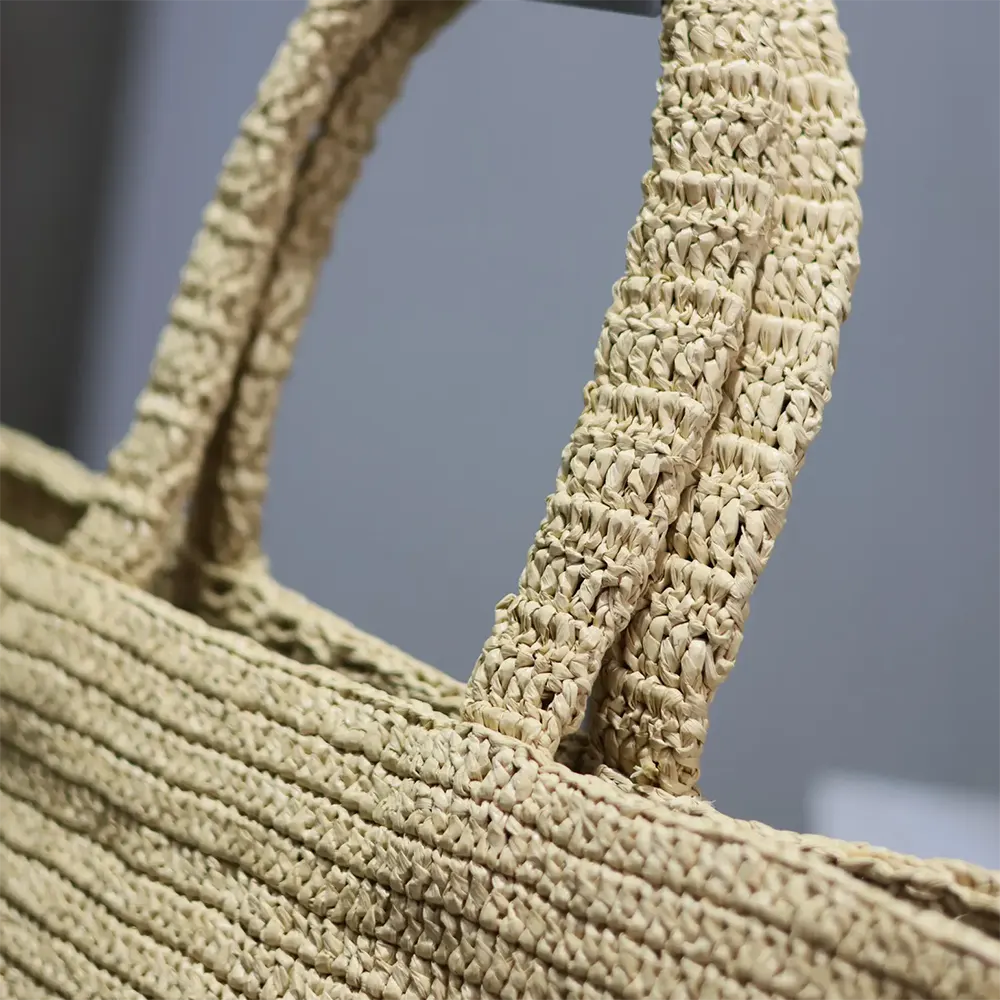 Saint Laurent YSL Unisex Saint Laurent Tote in Raffia - image 9