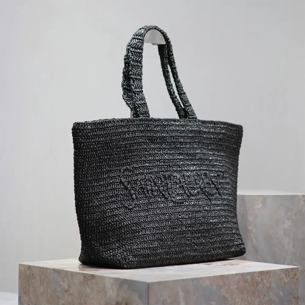 Saint Laurent YSL Unisex Saint Laurent Tote in Raffia - image 4