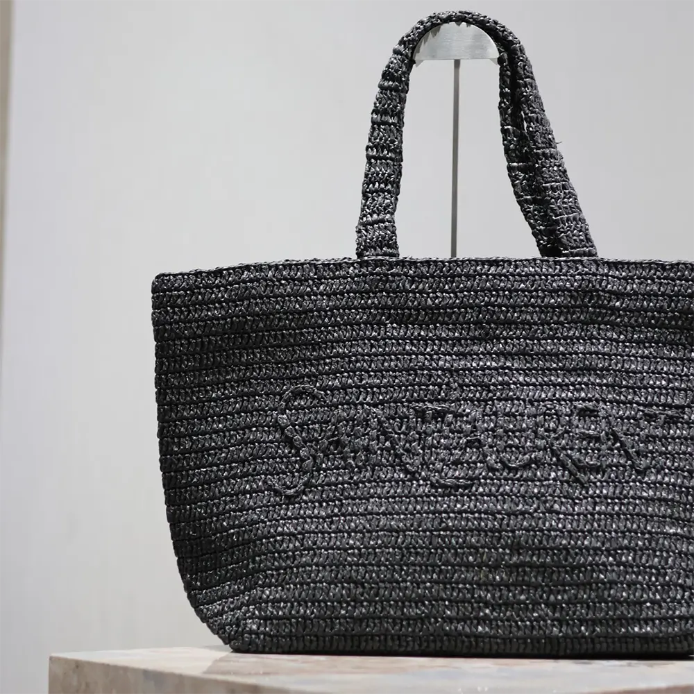 Saint Laurent YSL Unisex Saint Laurent Tote in Raffia - image 6