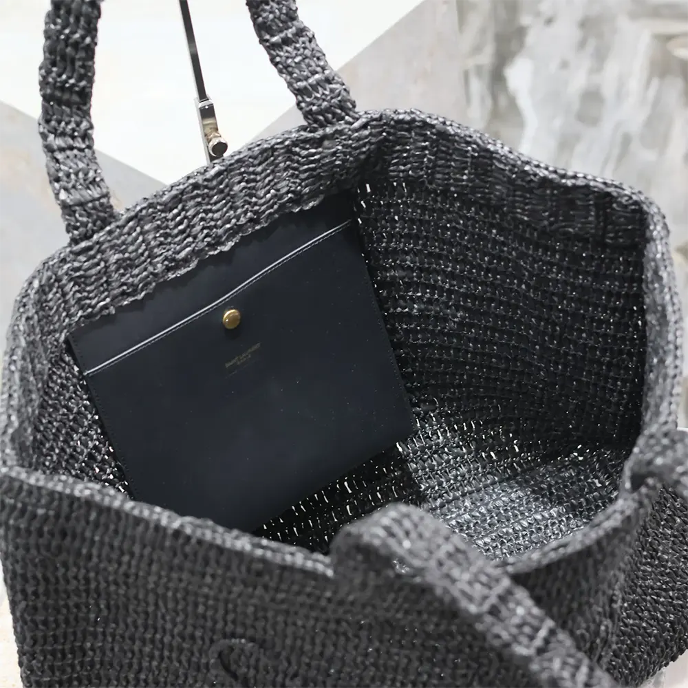 Saint Laurent YSL Unisex Saint Laurent Tote in Raffia - image 10