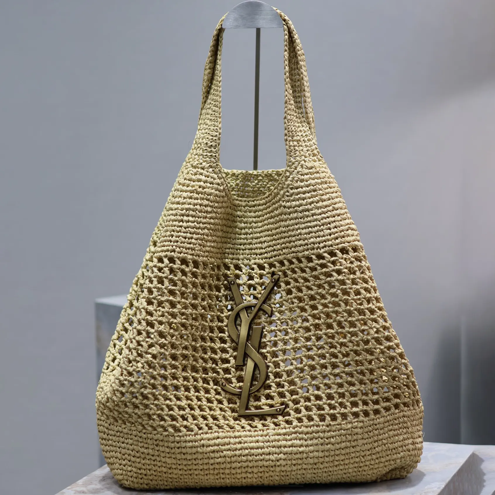 Saint Laurent YSL Women Icare in Raffia - image 4