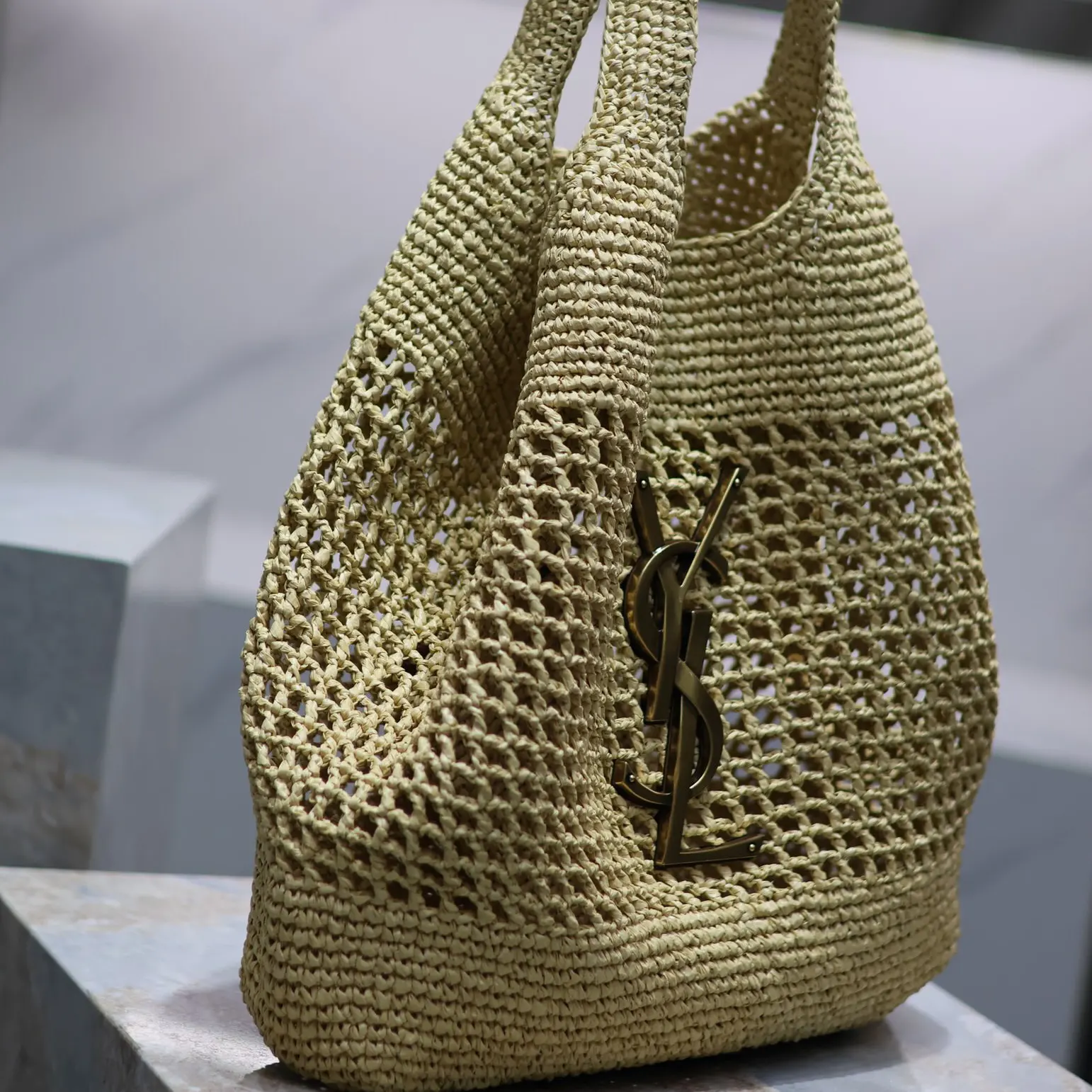 Saint Laurent YSL Women Icare in Raffia - image 7