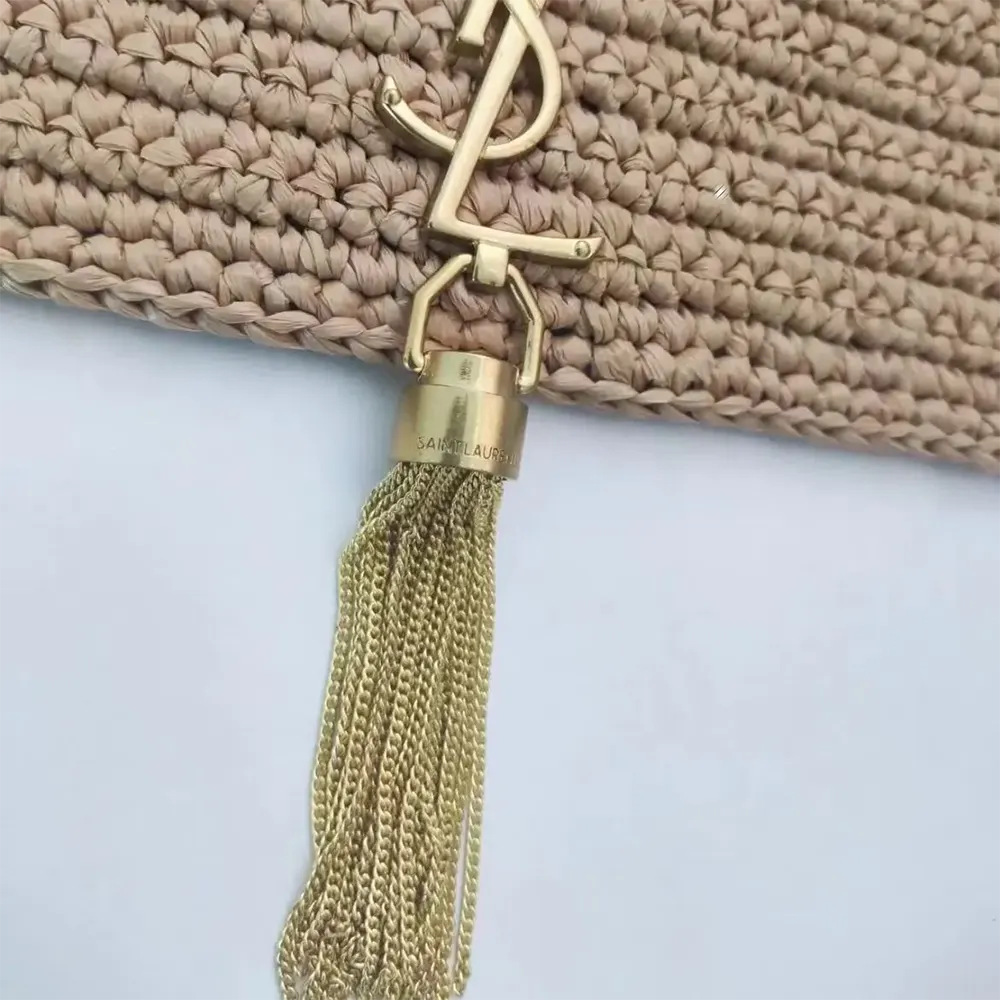 Saint Laurent YSL Women Kate 99 Tassel in Raffia - image 6