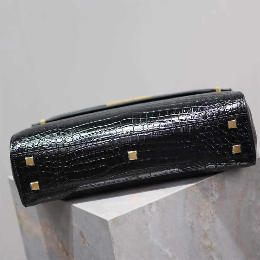 Saint Laurent YSL Women Manhattan Top-handle in Shiny Alligator - image 7