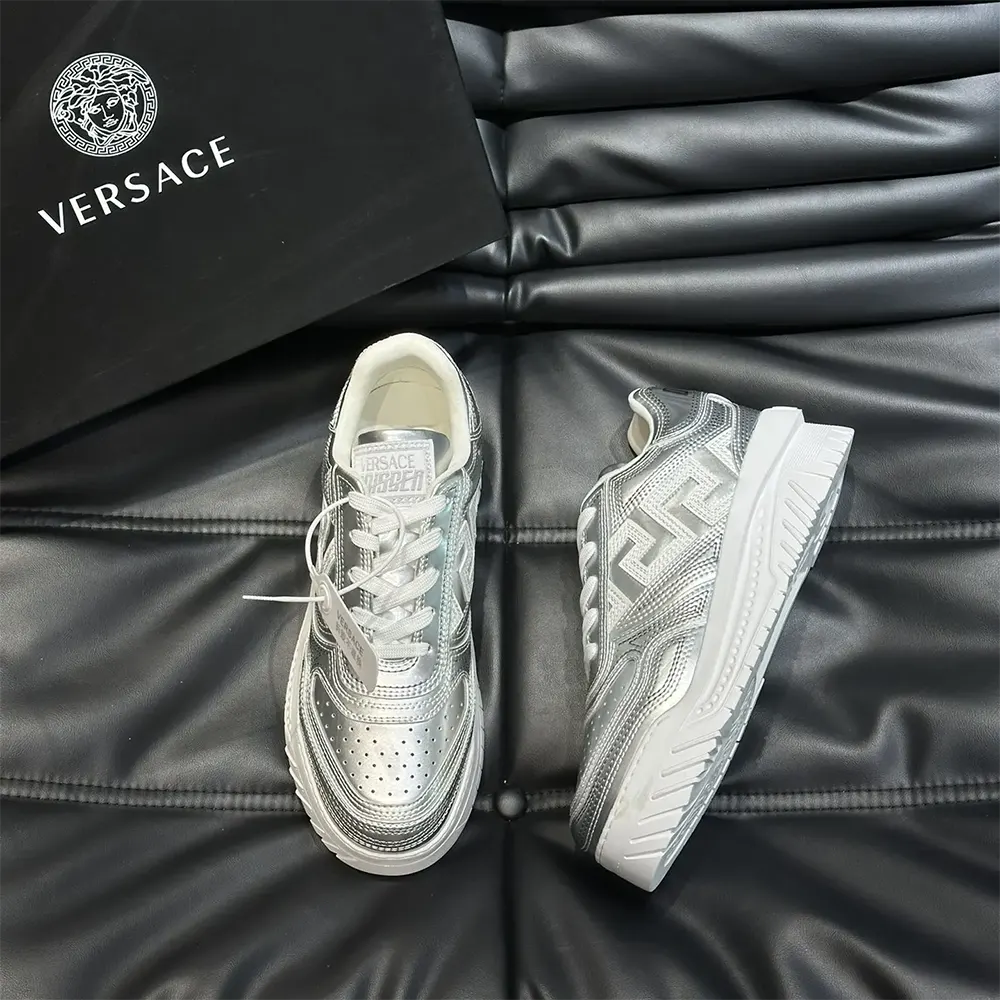 Versace Unisex Metallic Greca Odissea Sneakers - image 5