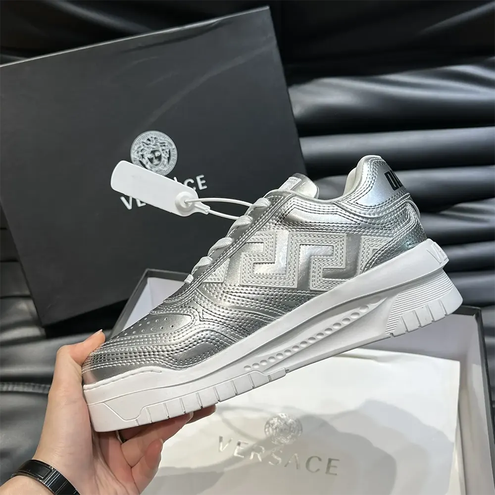 Versace Unisex Metallic Greca Odissea Sneakers - image 6