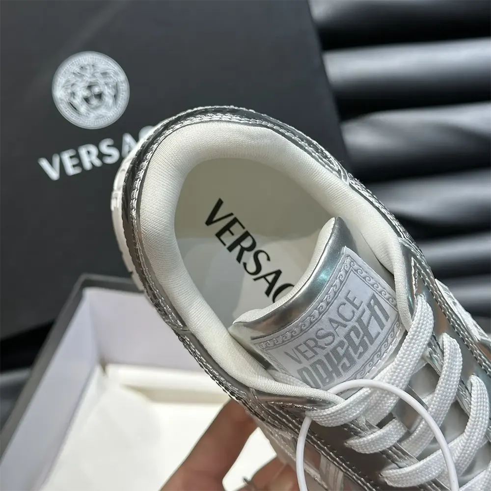 Versace Unisex Metallic Greca Odissea Sneakers - image 9