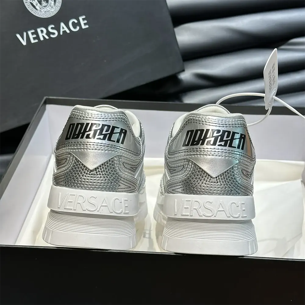 Versace Unisex Metallic Greca Odissea Sneakers - image 8
