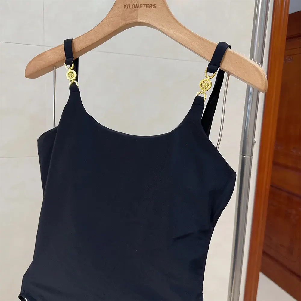 Versace Women Medusa 95 One-piece Swimsuit-Black - image 4
