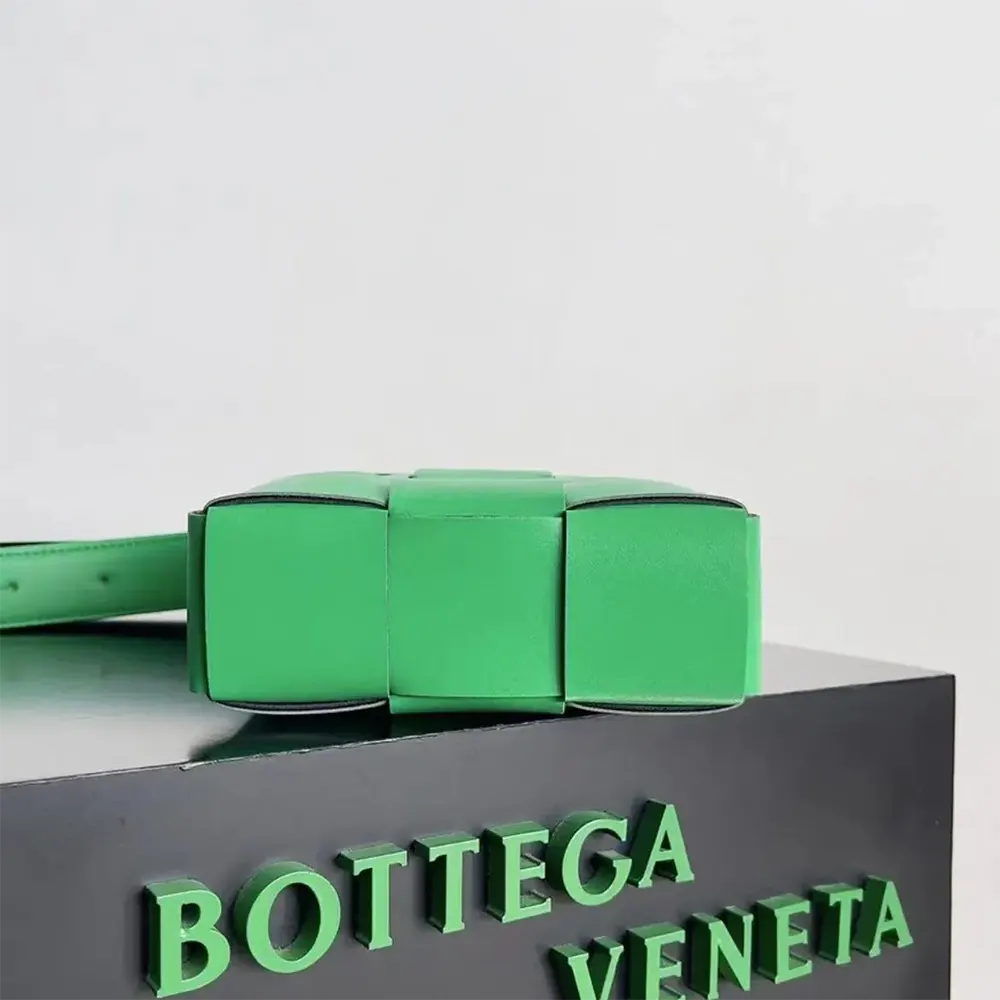 Bottega Veneta Unisex Mini Cassette Cross-Body Bag-Green - image 6
