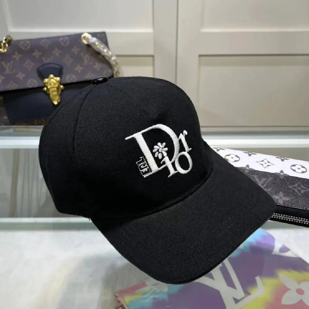 Side profile showing adjustable strap of Dior Unisex by Erl Baseball Cap