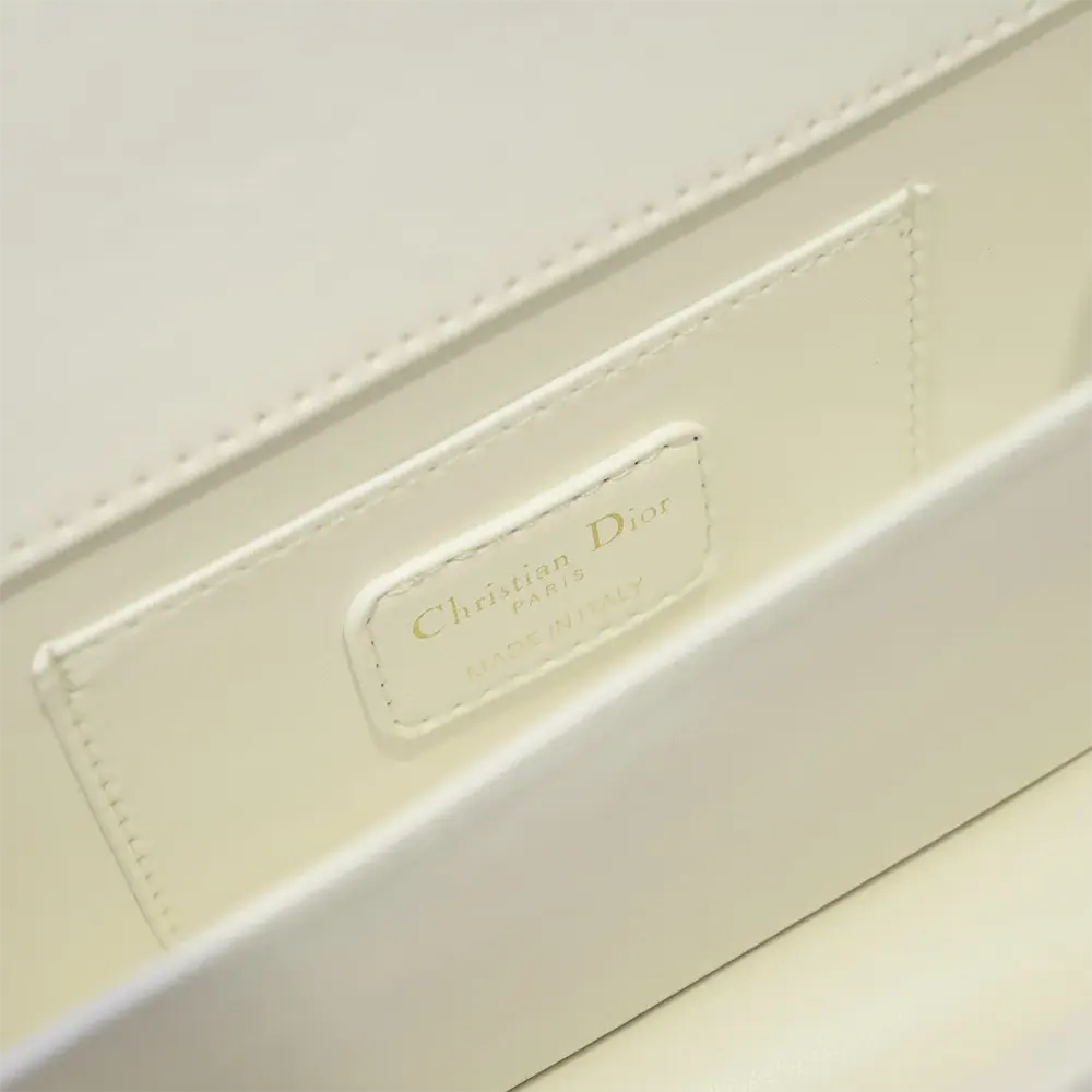 Dior Women Mini Dior Ange Bag Latte Macrocannage Calfskin - image 10