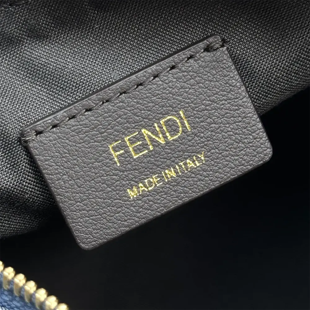 Fendi Women Fendigraphy Mini Light Blue FF Denim Fabric Mini Bag - image 10