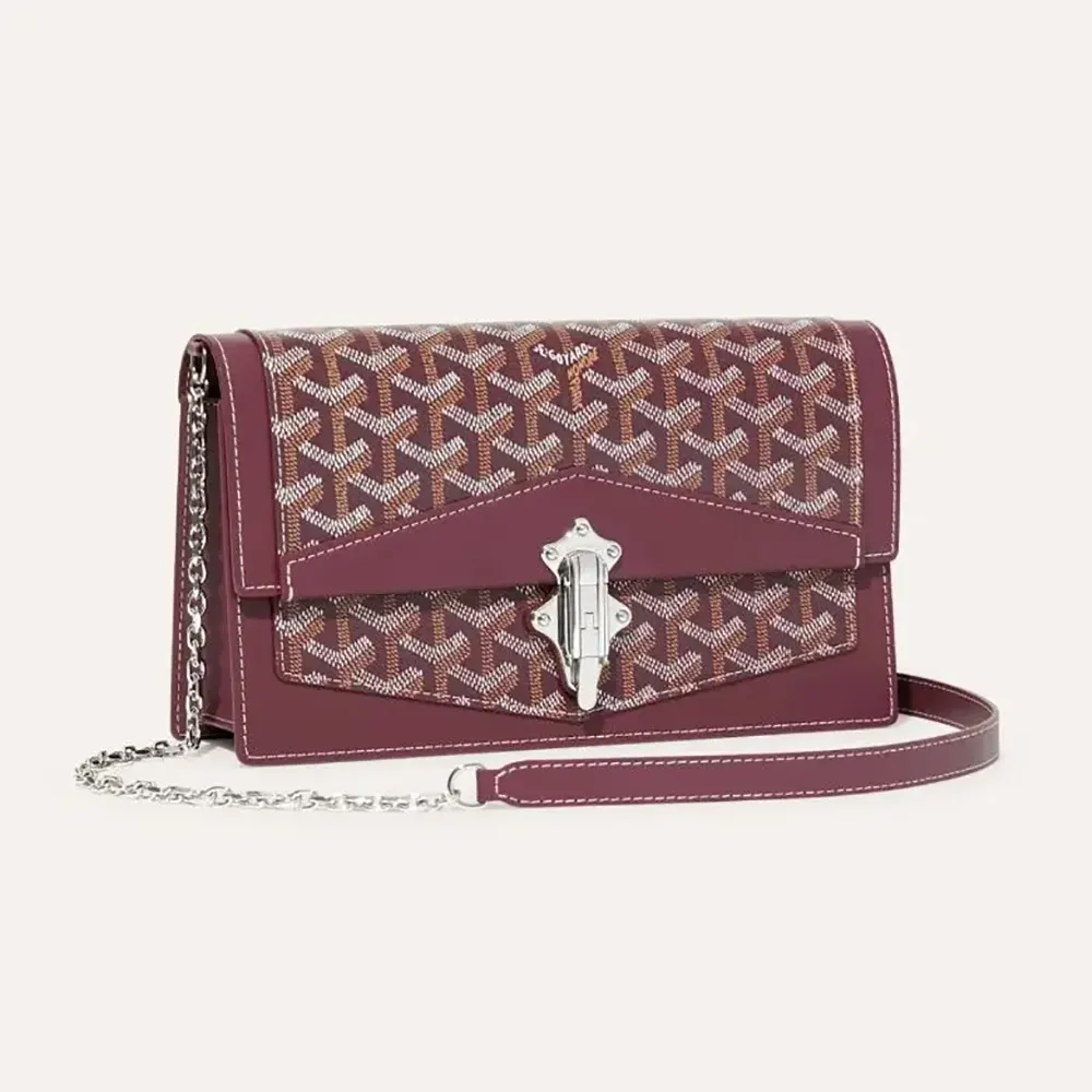 Goyard Unisex Duchesse Marie Caroline Bag-Maroon