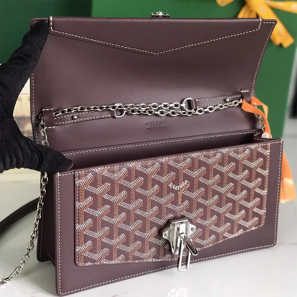 Goyard Unisex Duchesse Marie Caroline Bag-Maroon - image 5