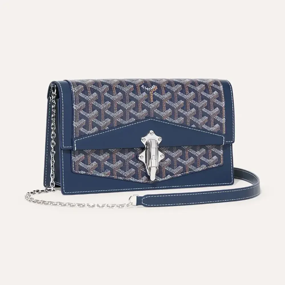 Goyard Unisex Duchesse Marie Caroline Bag-Navy