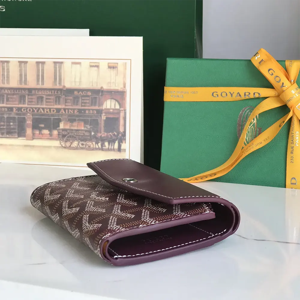 Goyard Unisex Saint Gabrie Wallet-Maroon - image 5