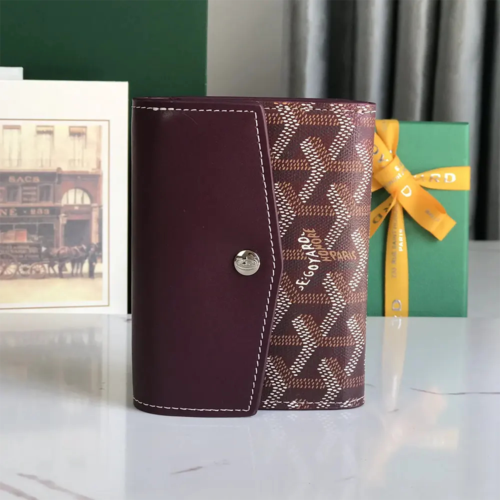 Goyard Unisex Saint Gabrie Wallet-Maroon - image 4