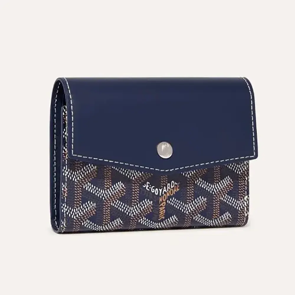 Goyard Unisex Saint Gabrie Wallet-Navy