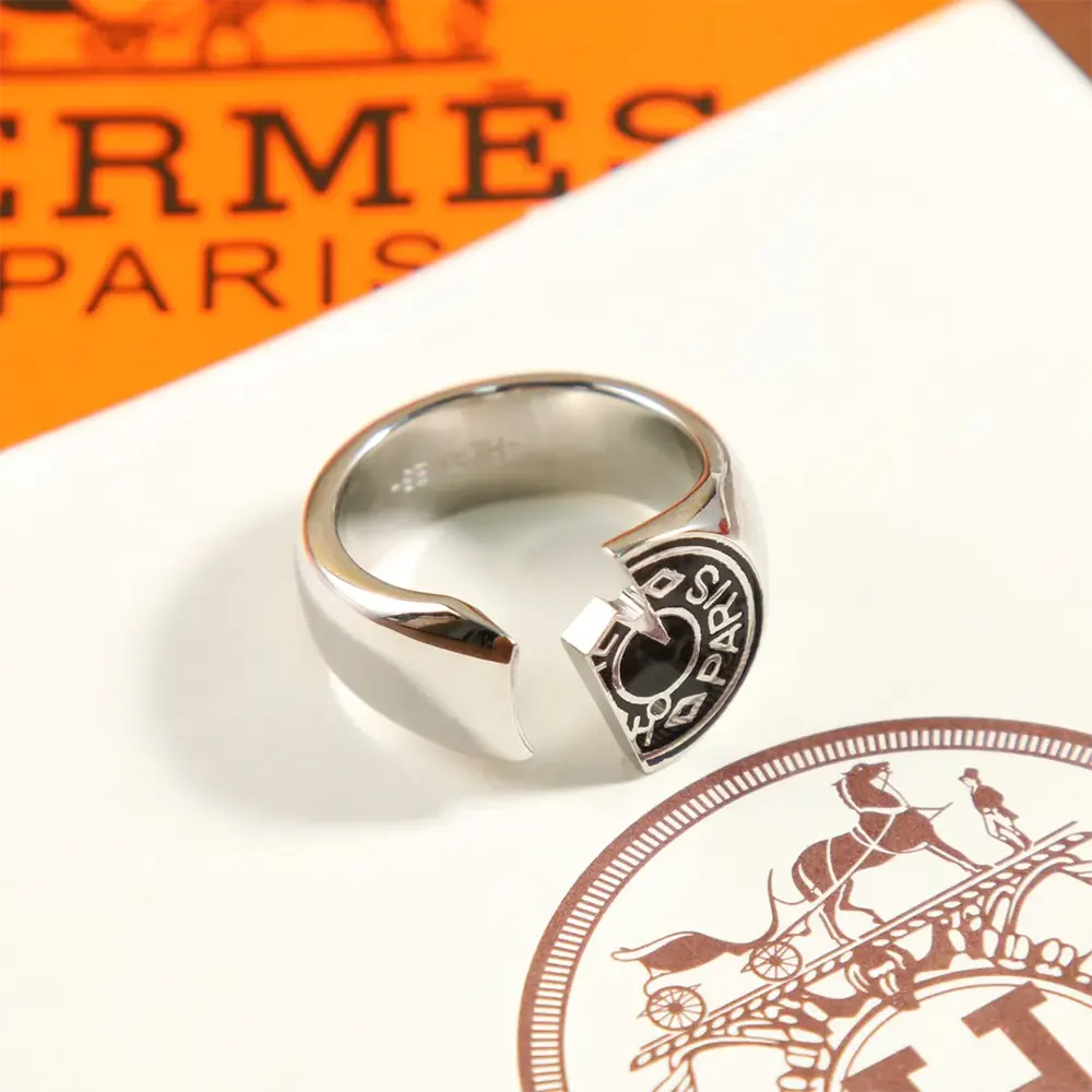 Hermes Unisex Carrousel Ring - image 6