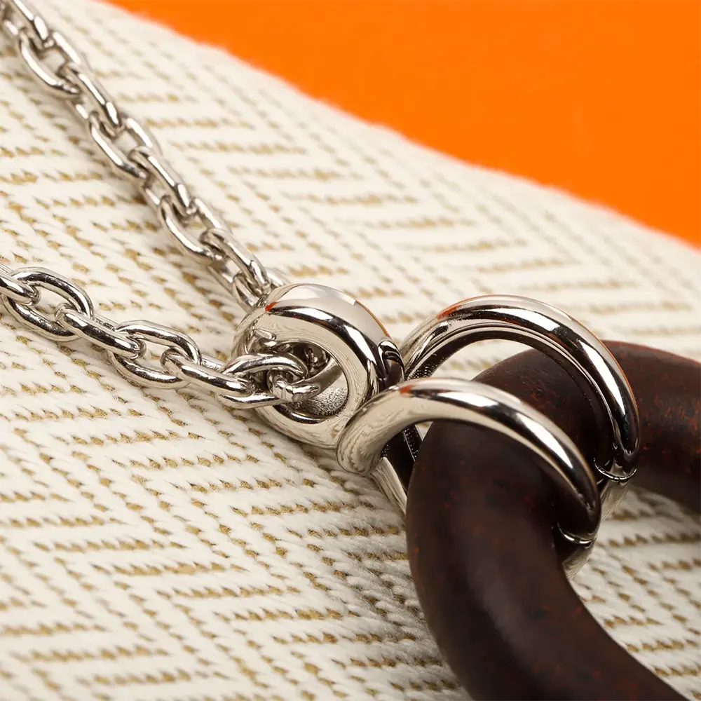 Hermes Unisex Chaine D Ancre Vulcanium Necklace - image 5