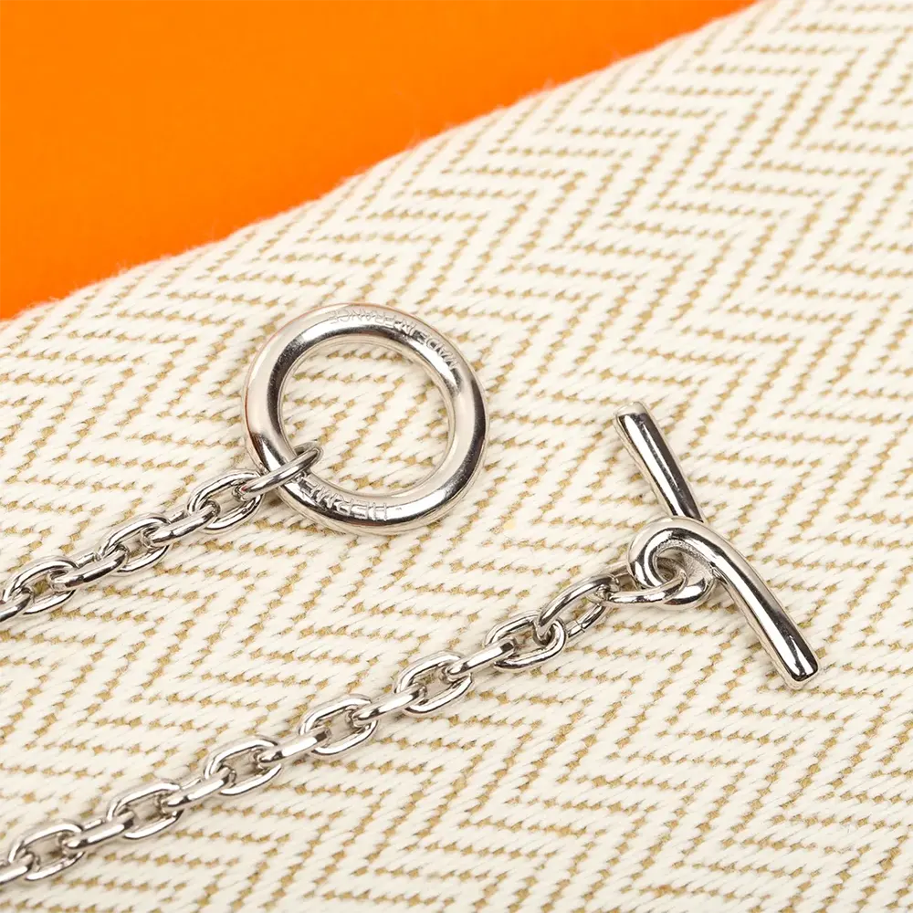 Hermes Unisex Chaine D Ancre Vulcanium Necklace - image 7