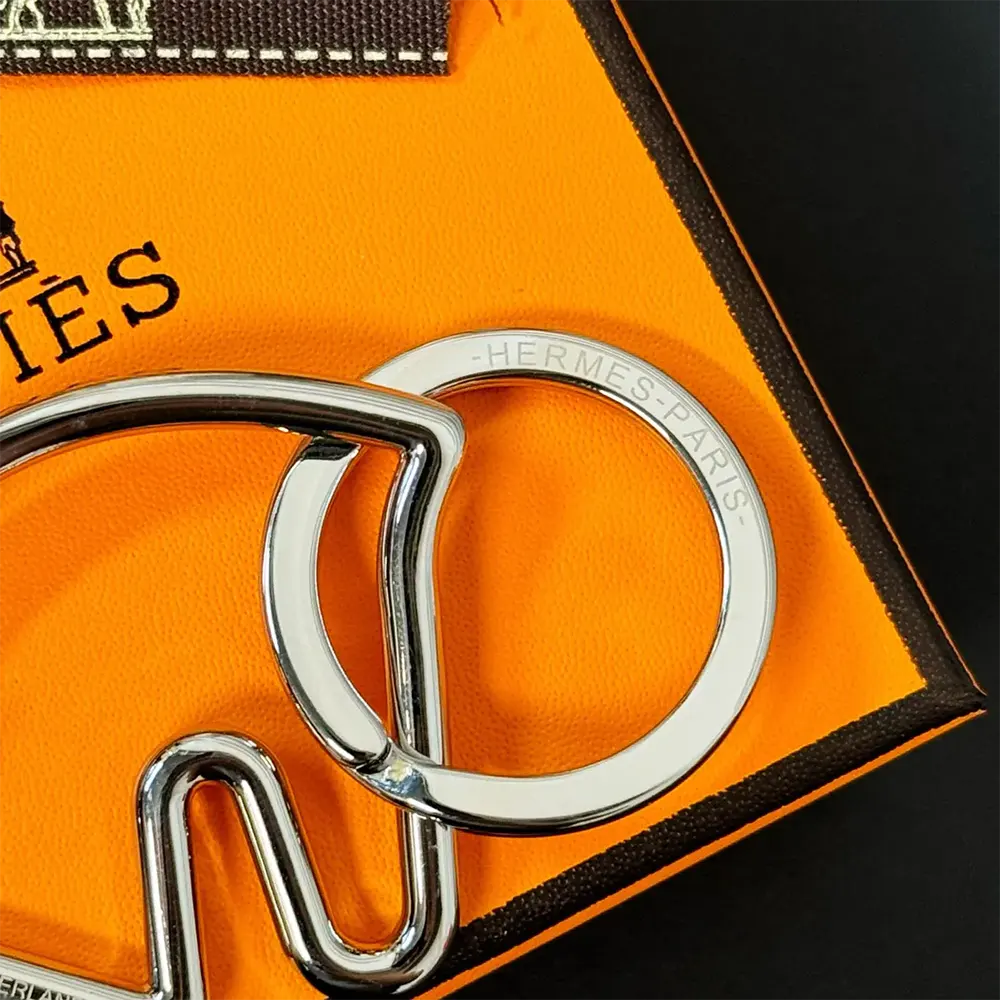 Hermes Unisex Cheva Key Ring - image 7