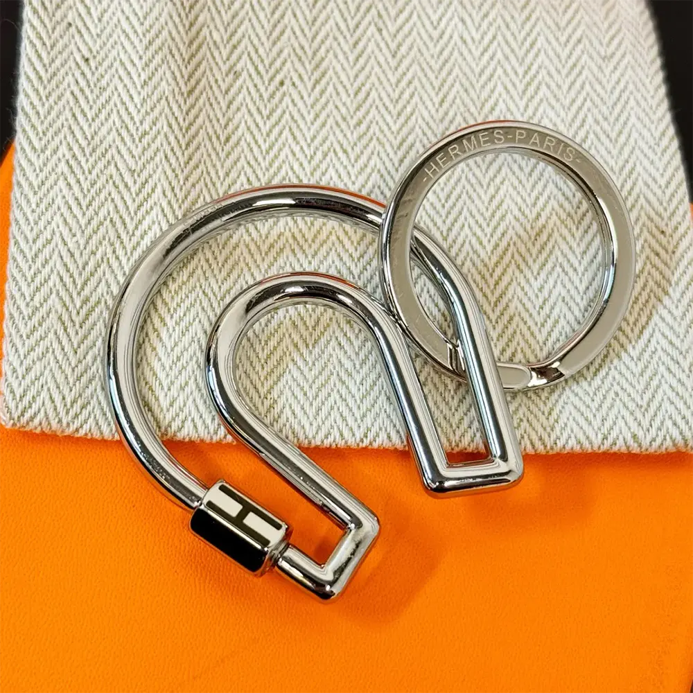 Hermes Unisex Fer A Cheval Key Ring - image 5