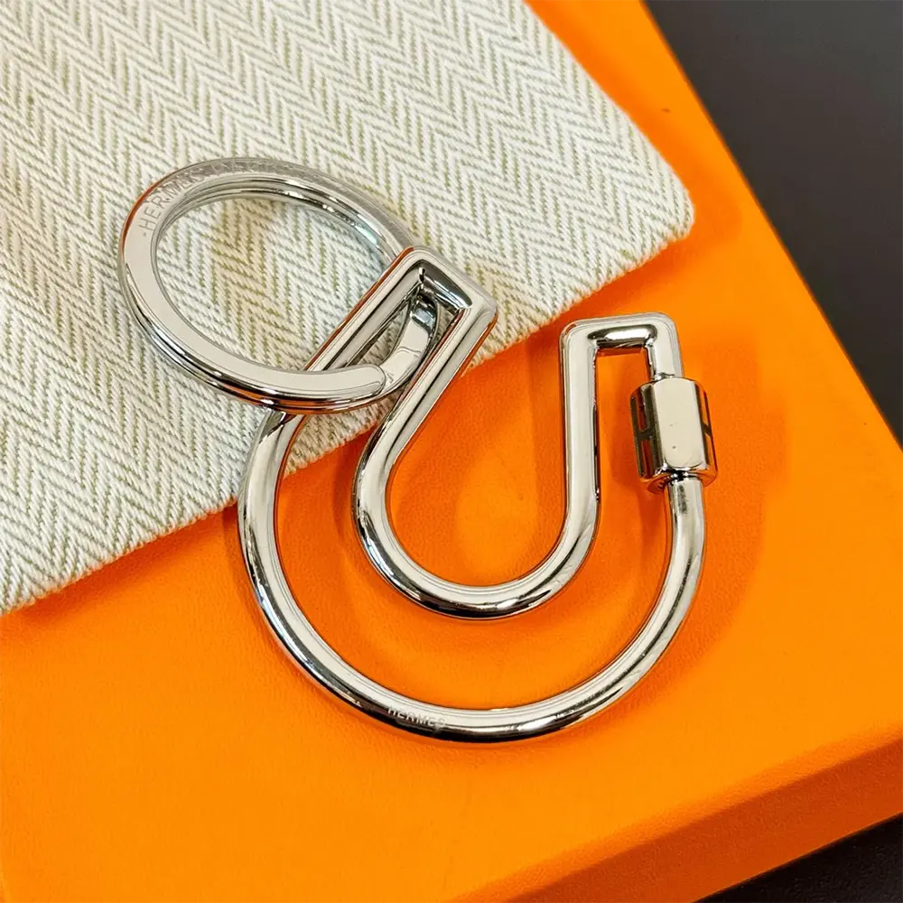 Hermes Unisex Fer A Cheval Key Ring - image 6