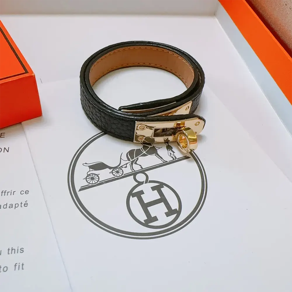 Hermes Unisex Kelly Double Tour Bracelet - image 4