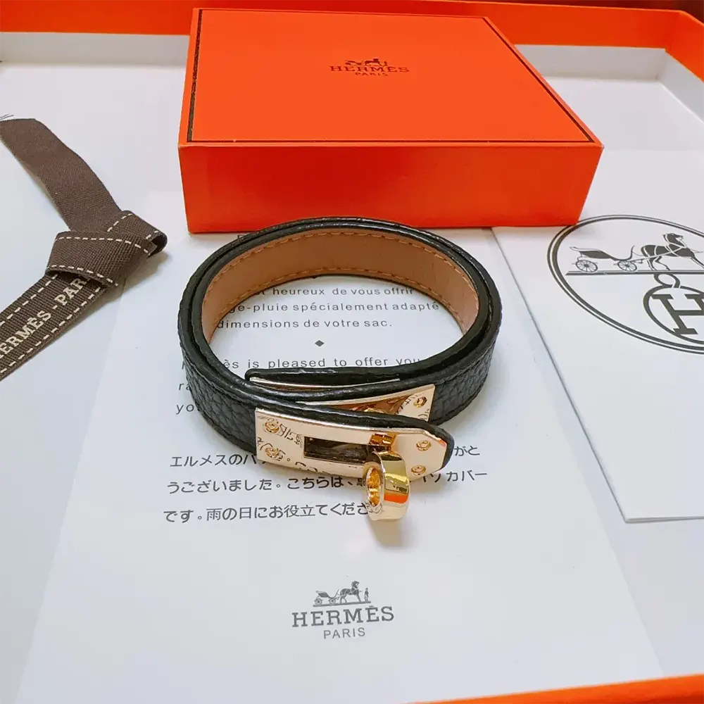 Hermes Unisex Kelly Double Tour Bracelet - image 5
