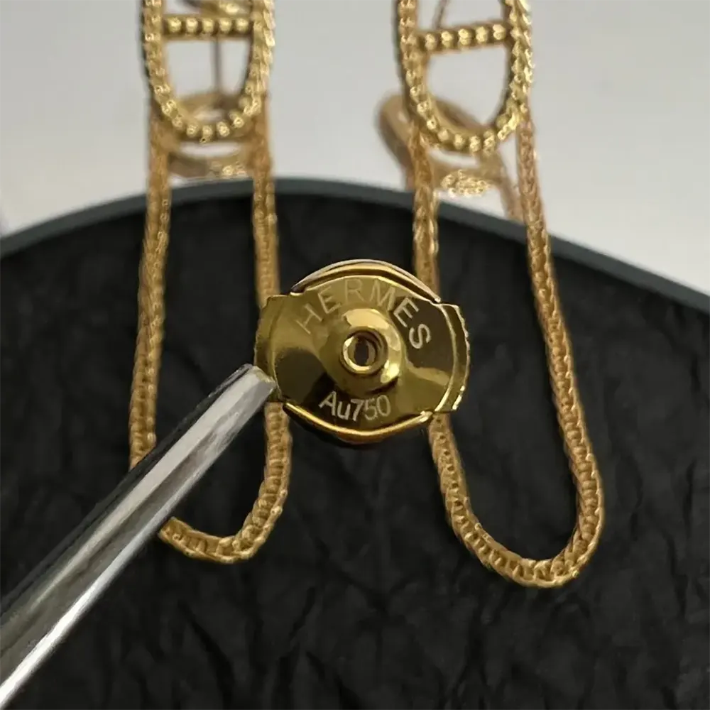 Hermes Women Chaine D Ancre Danae Earrings H222514Bv00 - image 7