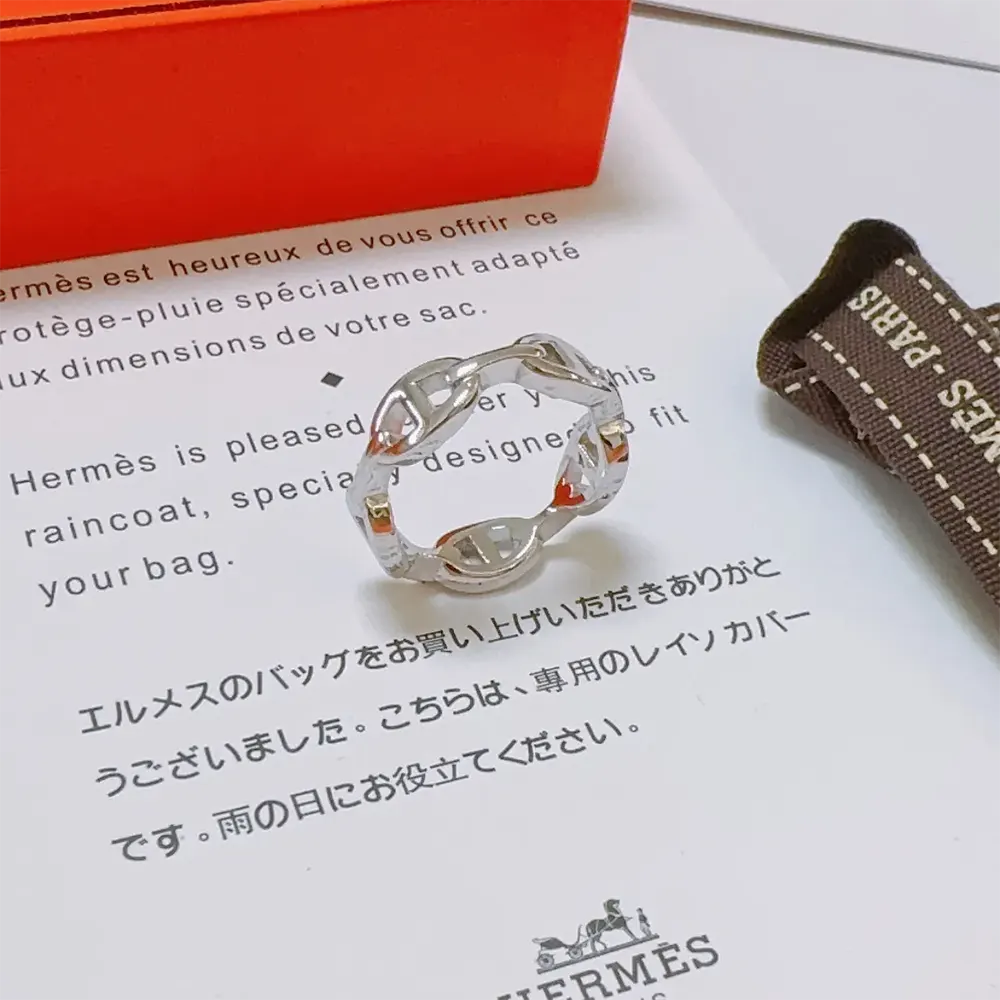 Hermes Women Chaine D Ancre Enchainee Ring Small Model - image 7