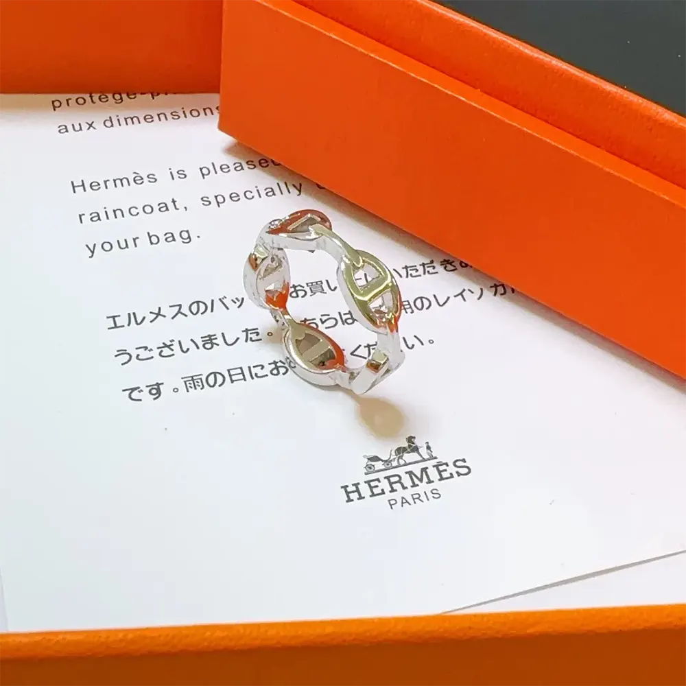 Hermes Women Chaine D Ancre Enchainee Ring Small Model - image 6