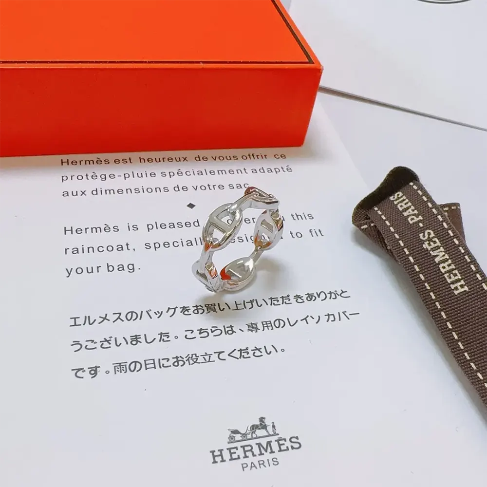 Hermes Women Chaine D Ancre Enchainee Ring Small Model - image 5