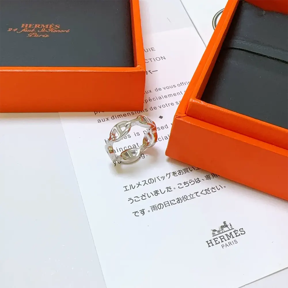 Hermes Women Chaine D Ancre Enchainee Ring Small Model - image 4