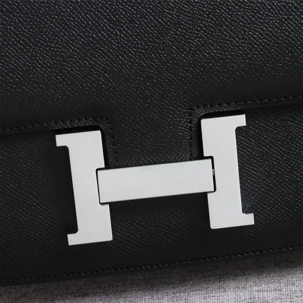 Hermes Women Constance 18 Bag Epsom Leather-Black/Silver - image 9