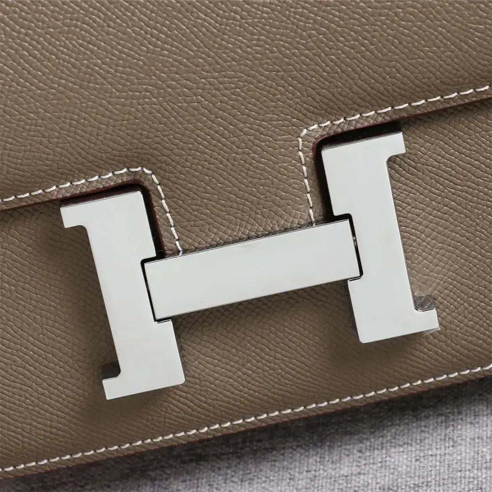Hermes Women Constance 19 Bag Epsom Leather-Grey/Silver - image 9