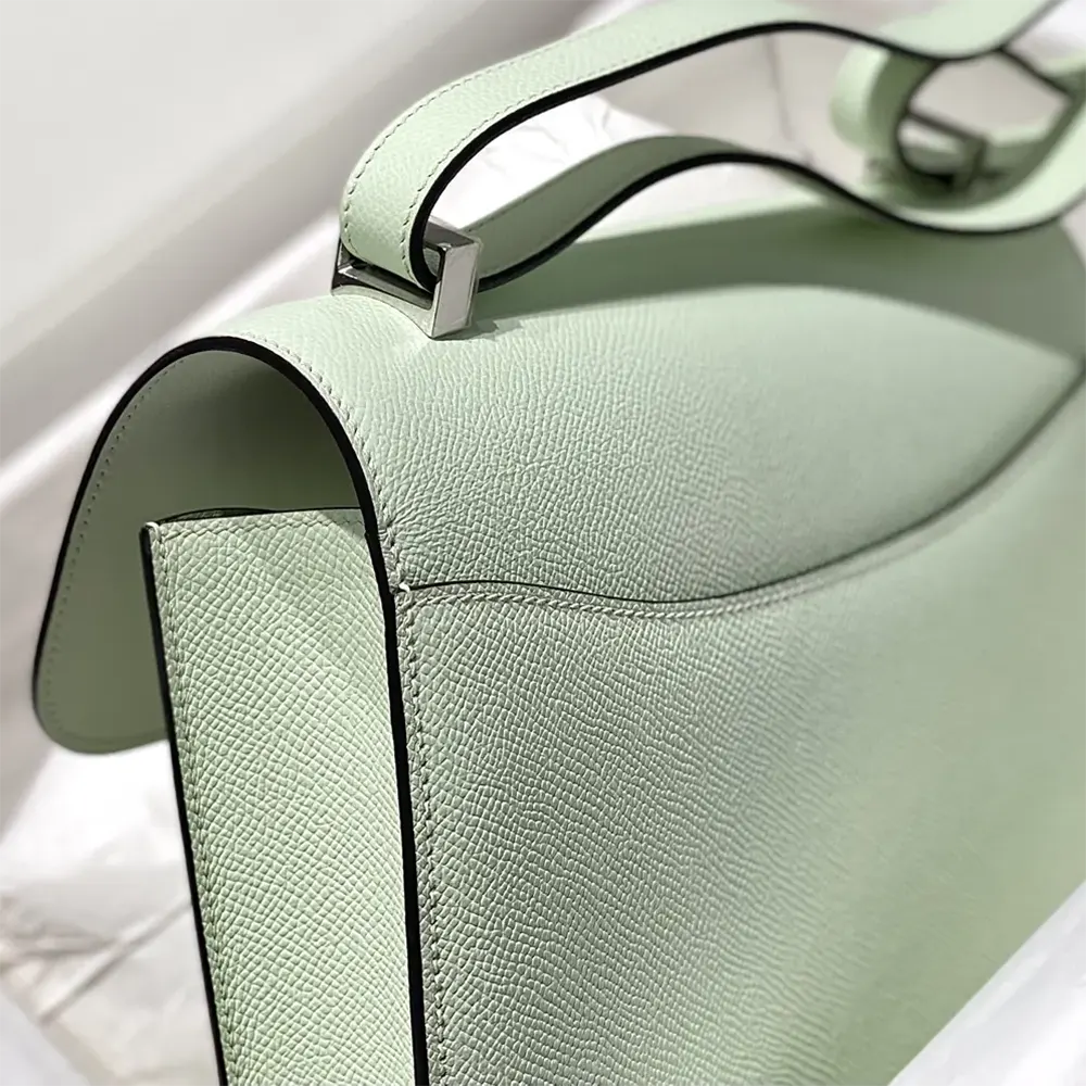 Hermes Women Constance 18 Bag Epsom Leather-Lime/Silver - image 8
