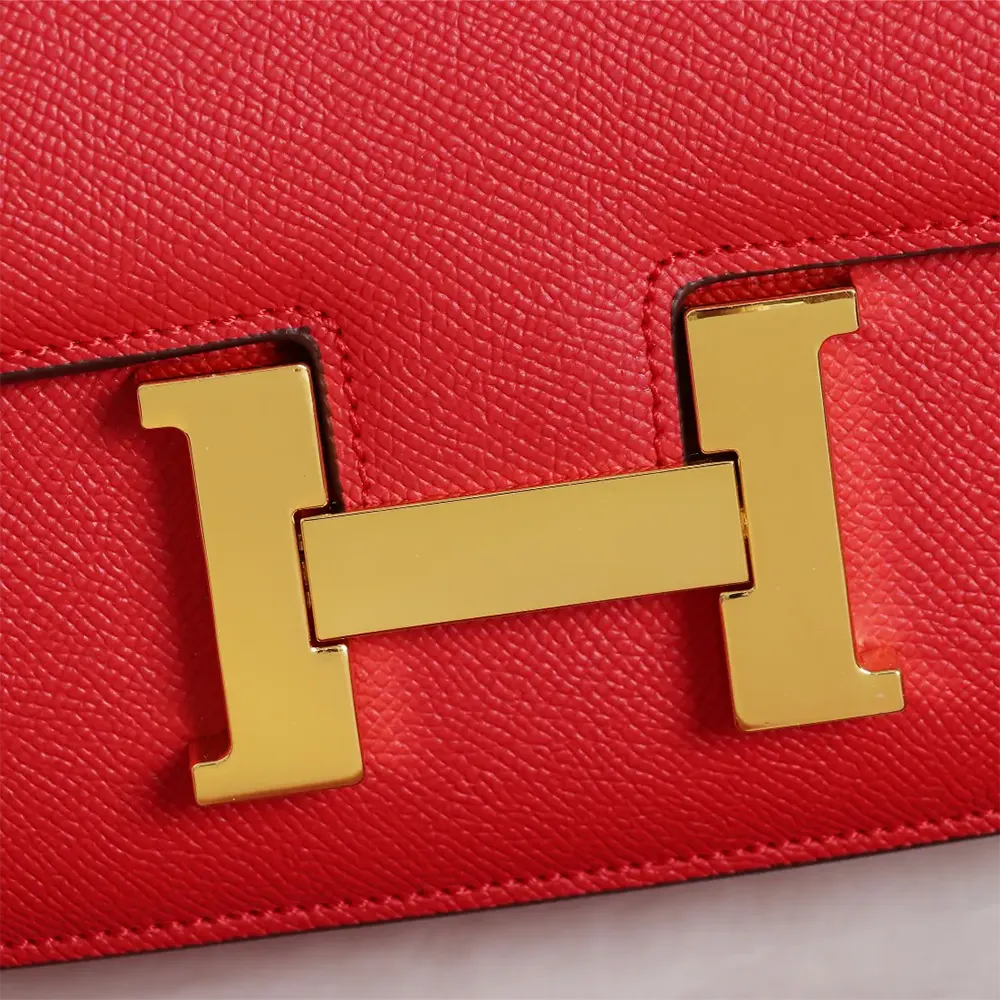 Hermes Women Constance 18 Bag Epsom Leather-Red/Gold - image 10