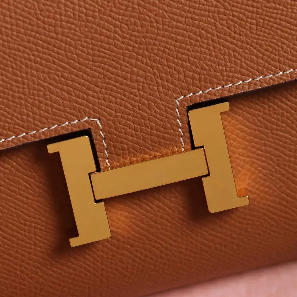 Hermes Women Constance Long To Go in Epsom Leather-Brown/Gold - image 5