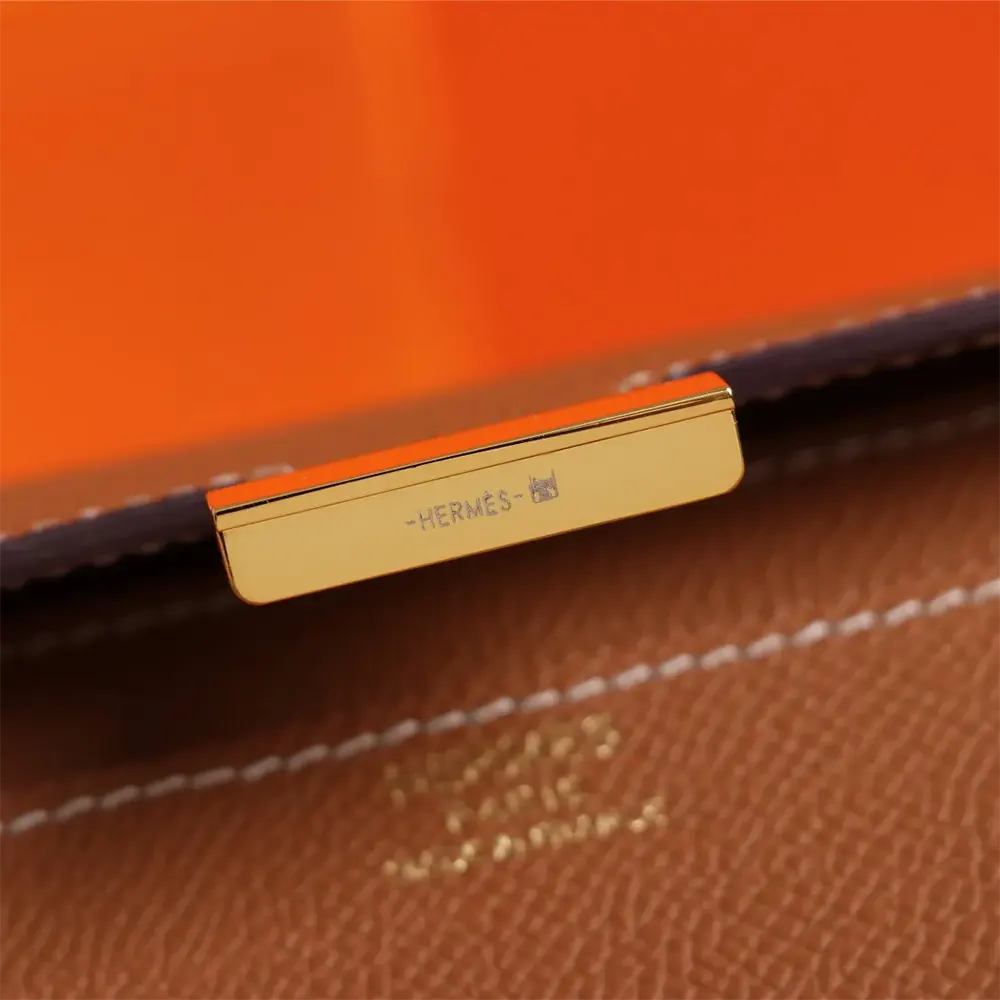 Hermes Women Constance Long To Go in Epsom Leather-Brown/Gold - image 6