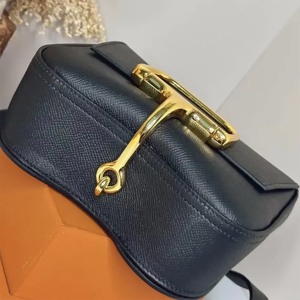 Hermes Women Della Cavalleria Mini Bag Epsom Leather-Black/Gold - image 6