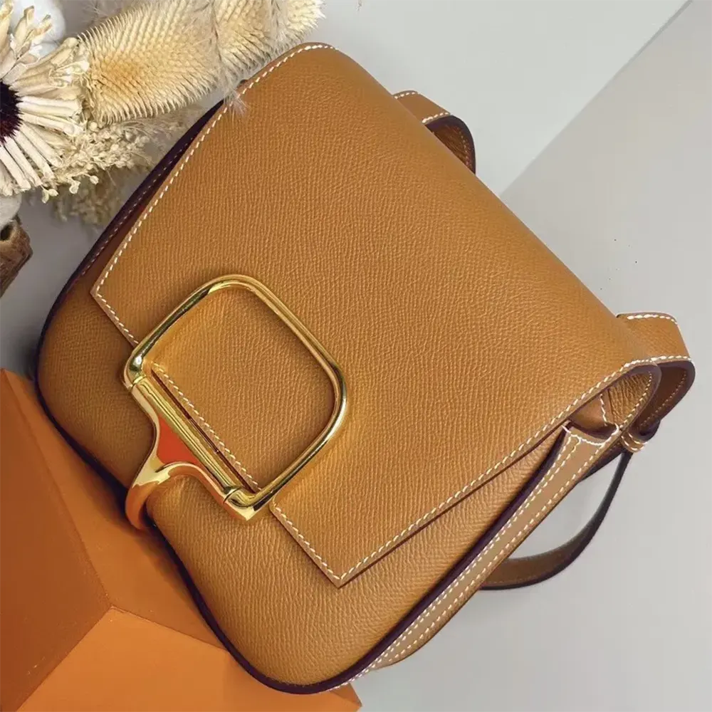 Hermes Women Della Cavalleria Mini Bag Epsom Leather-Brown/Gold - image 4