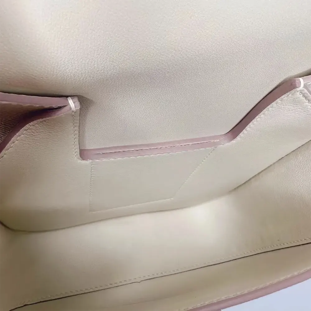 Hermes Women Della Cavalleria Mini Bag Epsom Leather-White/Silver - image 7